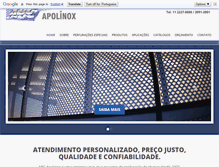 Tablet Screenshot of abcmetais.com.br